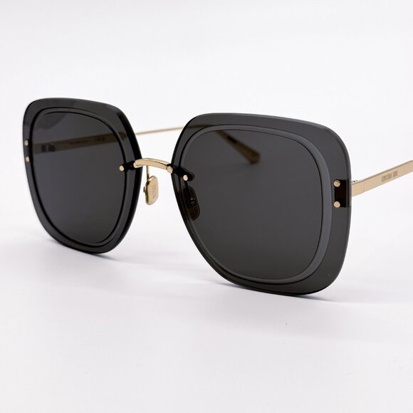 NEW DIOR ULTRADIOR SU B0A0 GOLD SMOKE WOMEN SUNGLASSES DIOR - Picture 1 of 12